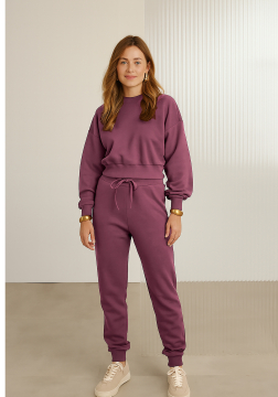 CALÇA MOLETOM JOGGER PELUCIADA LUNENDER 00317