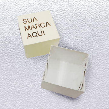 Caixa 01 doce para personalizar (*mínimo 100 unidades por modelo e cor).