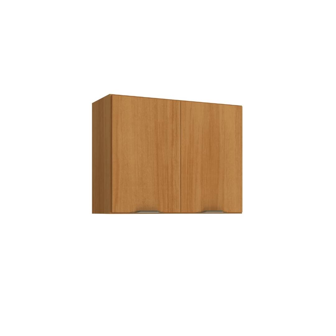 Armário Aéreo Médio 70cm 2 Portas Mdf Nature / Champanhe Linha Ibiza 4375