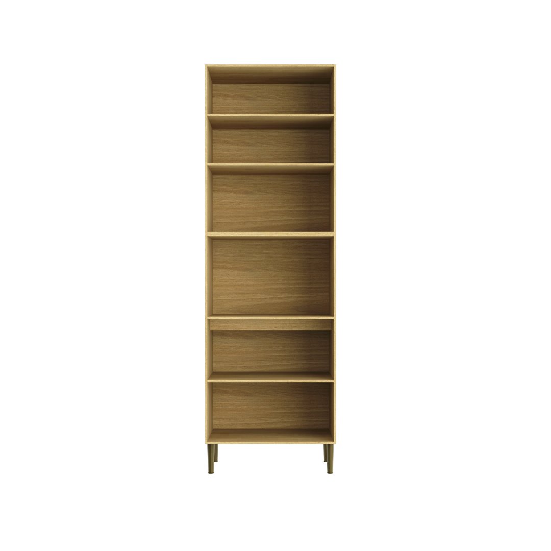 Torre Quente 70cm 4 Portas Mdf Louro Freijó / Louro Freijó C/ Espaço P/ Forno Elétrico e Micro-ondas Linha Ibiza 4315