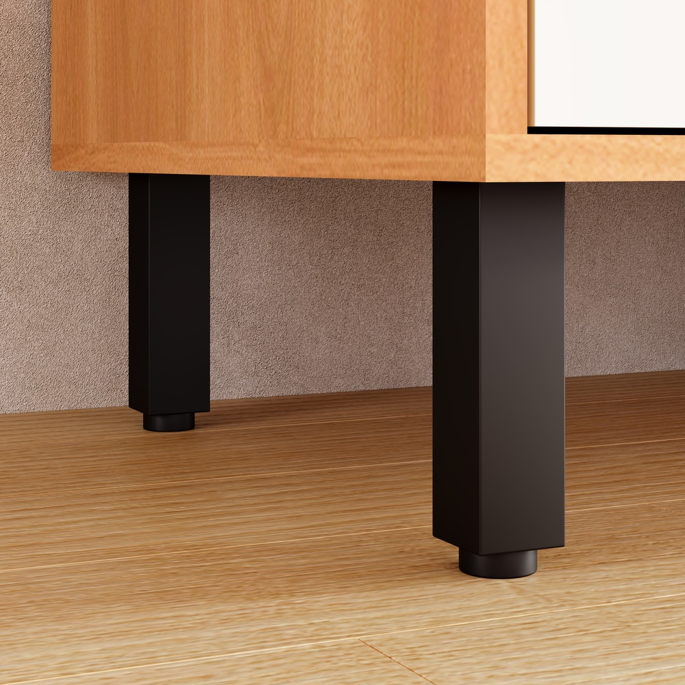 Paneleiro Simples 55cm 2 Portas Mdp Rovere / Champanhe Linha Havana 3629