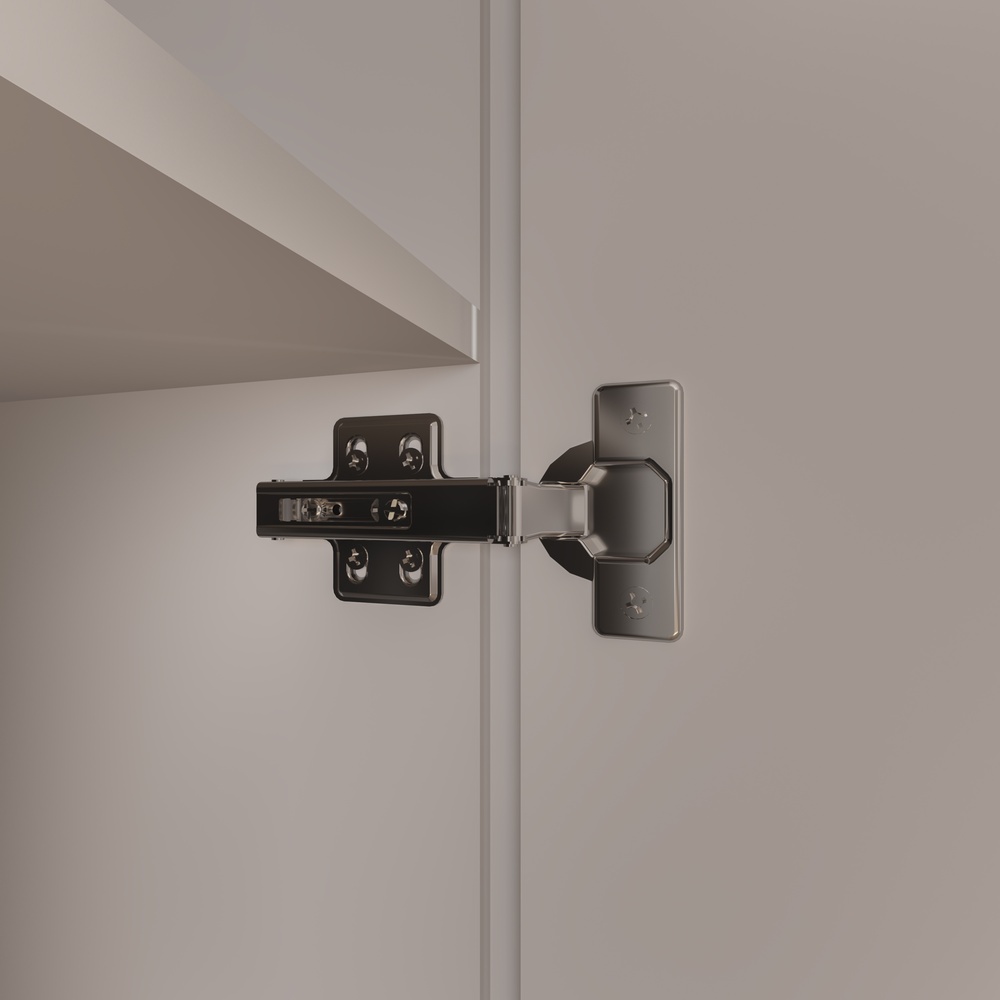 Roupeiro Voltaire 235,5cm 6 Portas 4 Gavetas Mdf Cinza / Cinza C/ Espelho 525