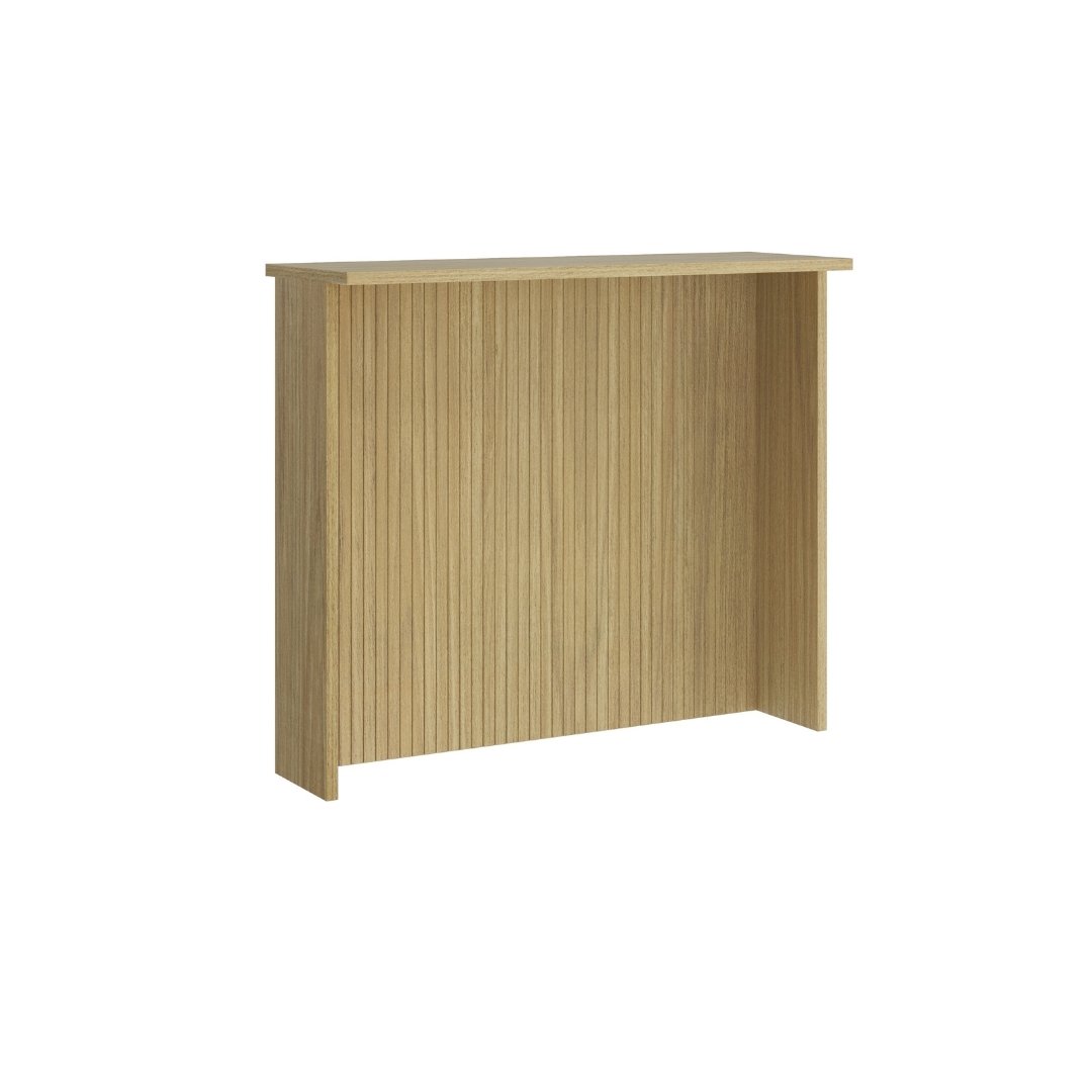 Bancada 120,5cm C/ Detalhes Grafiatto Mdf Louro Freijó C/ Tampo de 25mm Linha Nova Dubai 3931