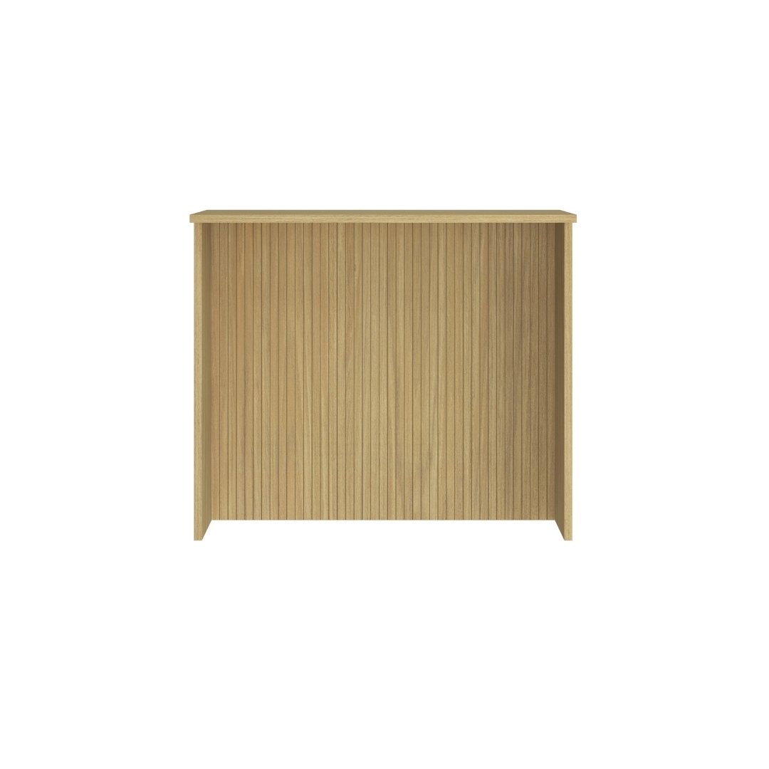 Bancada 120,5cm C/ Detalhes Grafiatto Mdf Louro Freijó C/ Tampo de 25mm Linha Nova Dubai 3931