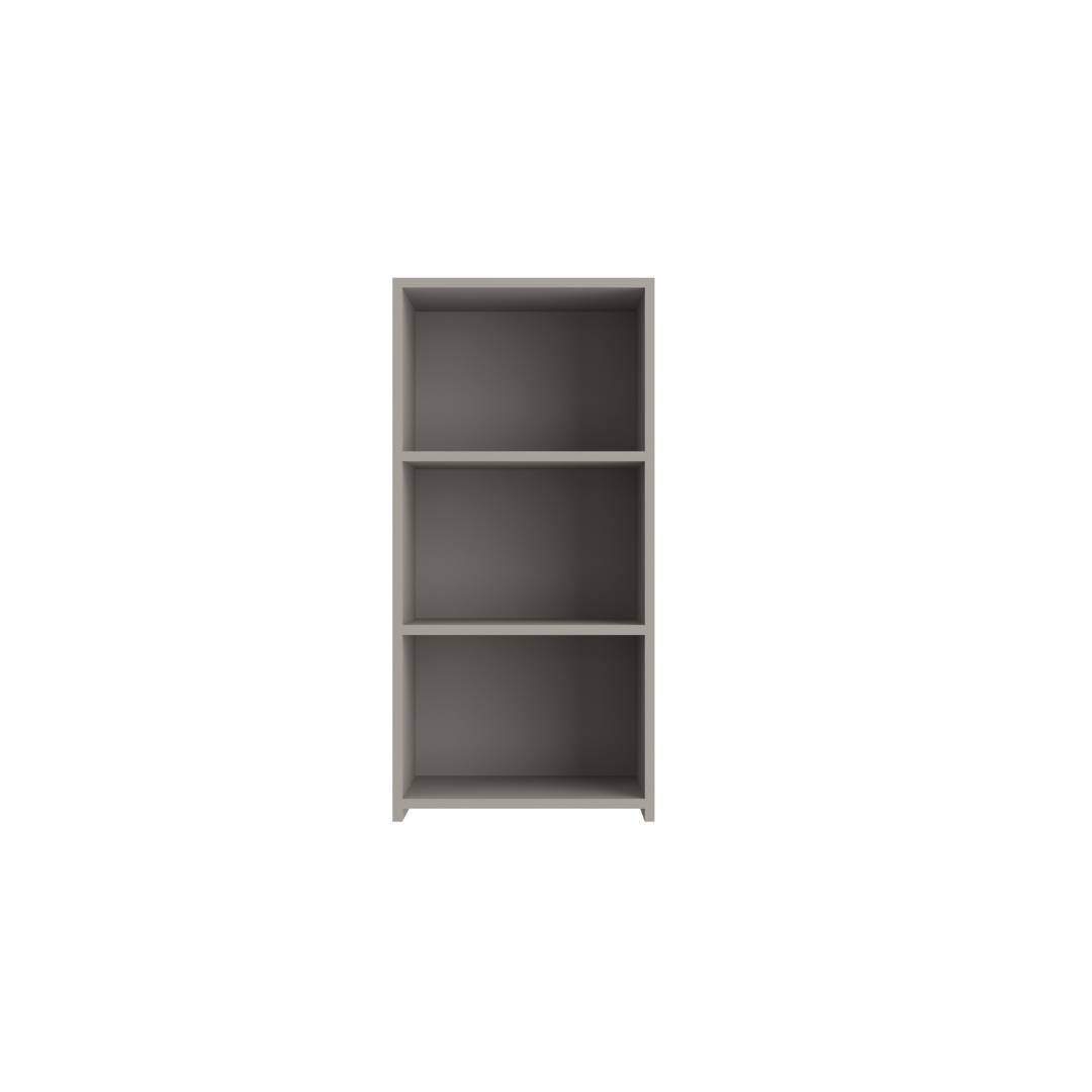Armário Aéreo Alto 40cm 1 Porta Mdf Cinza / Cinza Linha Sardenha 4141
