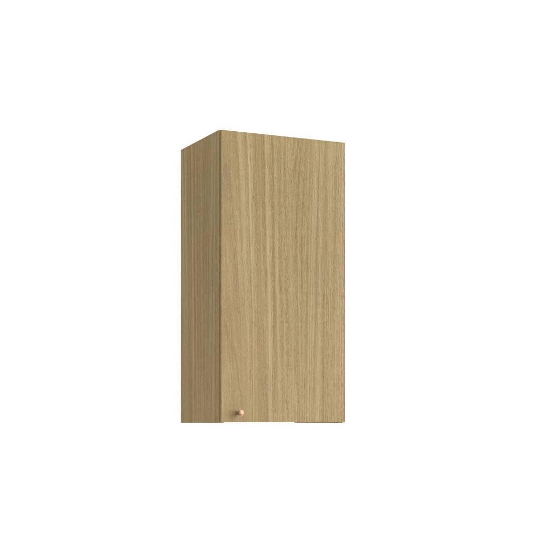 Armário Aéreo Alto 40cm 1 Porta Mdf Louro Freijó / Louro Freijó Linha Sardenha 4141