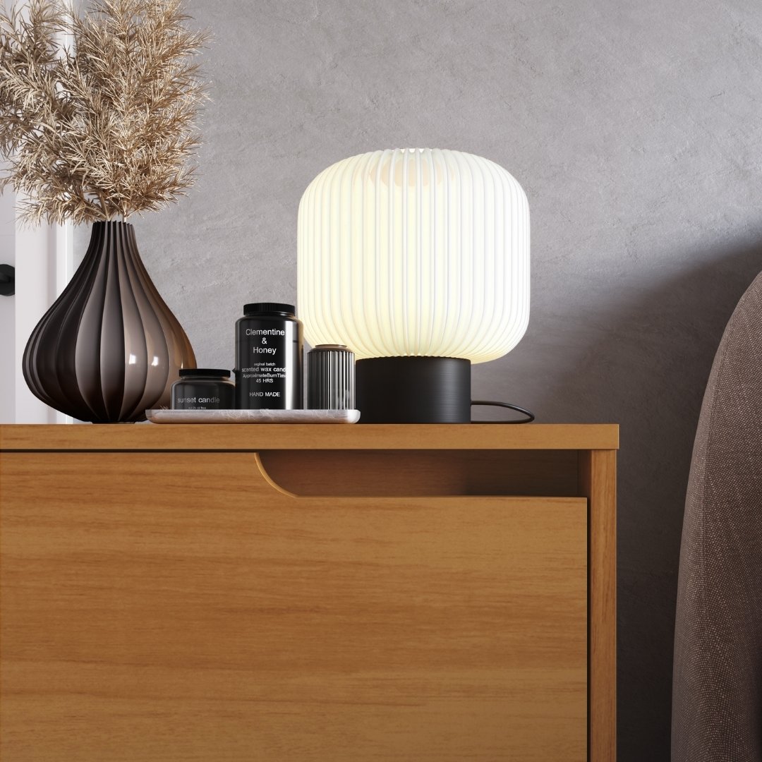 Mesa Auxiliar Da Vinci 45cm 2 Gavetas Mdf Nature / Nature 512