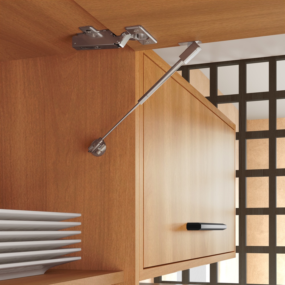 Armário Aéreo Basculante 70cm 1 Porta Mdf Rovere / Rovere  Linha Havana