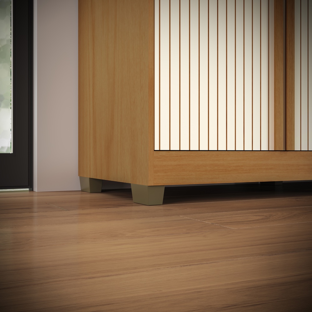 Roupeiro Newton 168cm 4 Portas 2 Gavetas Mdf Nature / Champanhe Grafiatto C/ Espelho 524