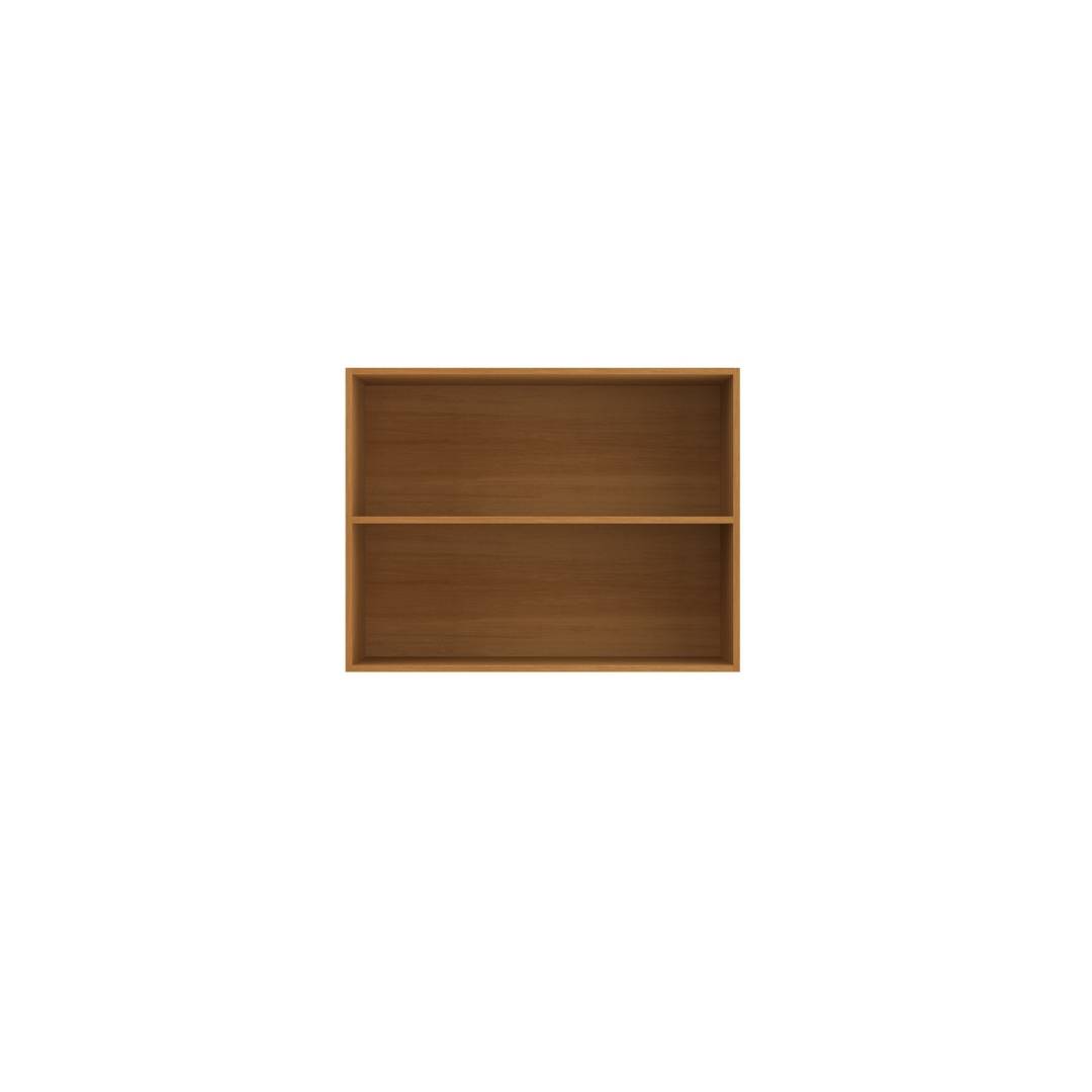 Armário Aéreo Médio 70cm 2 Portas Mdf Nature / Champanhe Linha Ibiza 4375