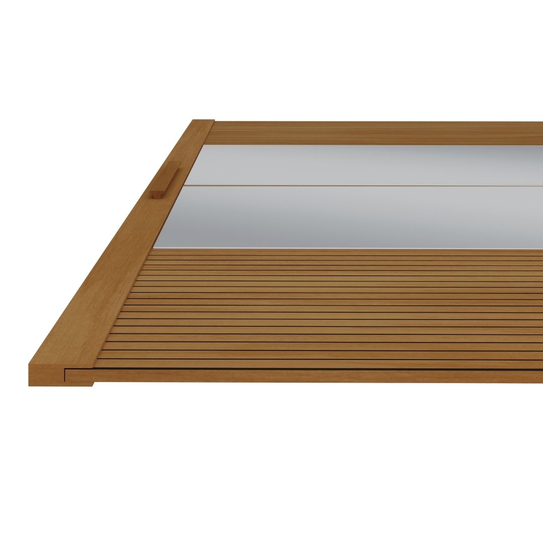 Roupeiro Malthus 237cm 2 Portas 3 Gavetas Mdf Nature / Nature Grafiatto C/ Espelho 520