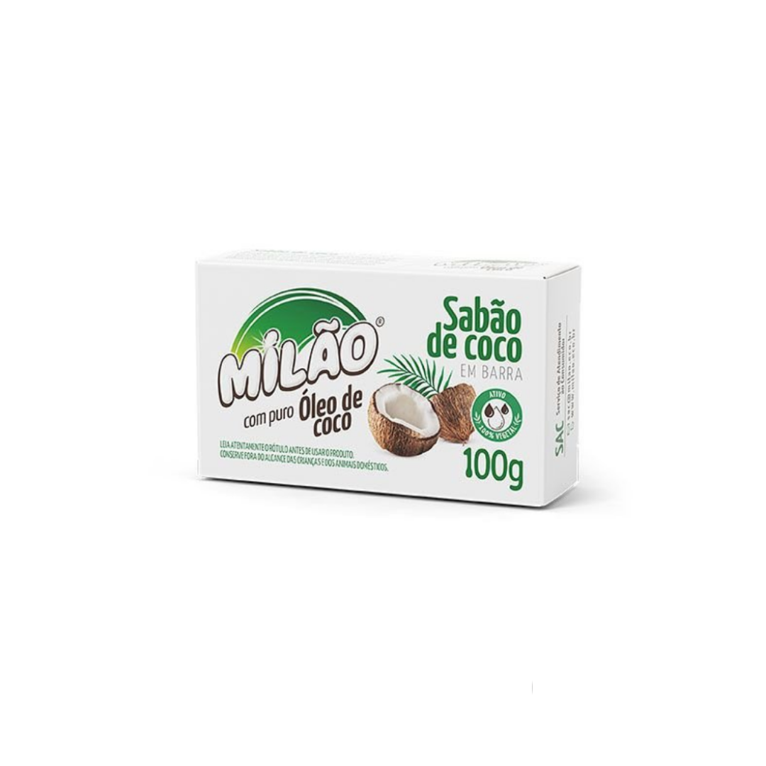 Sabão de Coco em Barra 100g Milão