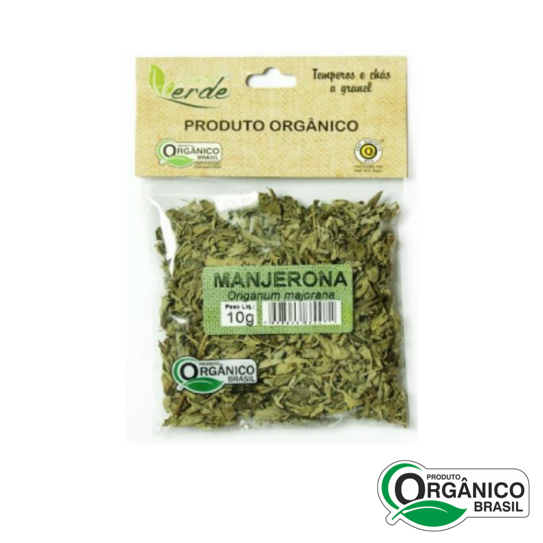 Manjerona 10g Orgânico Quintal Verde