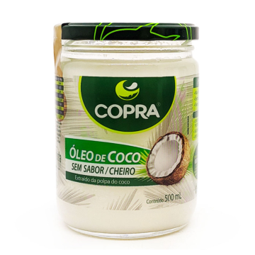 Óleo de coco 500ml Sem Sabor/ Cheiro Copra
