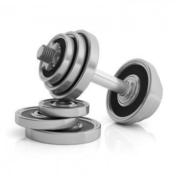 KIT HALTERES DE AÇO INOX - duplicado