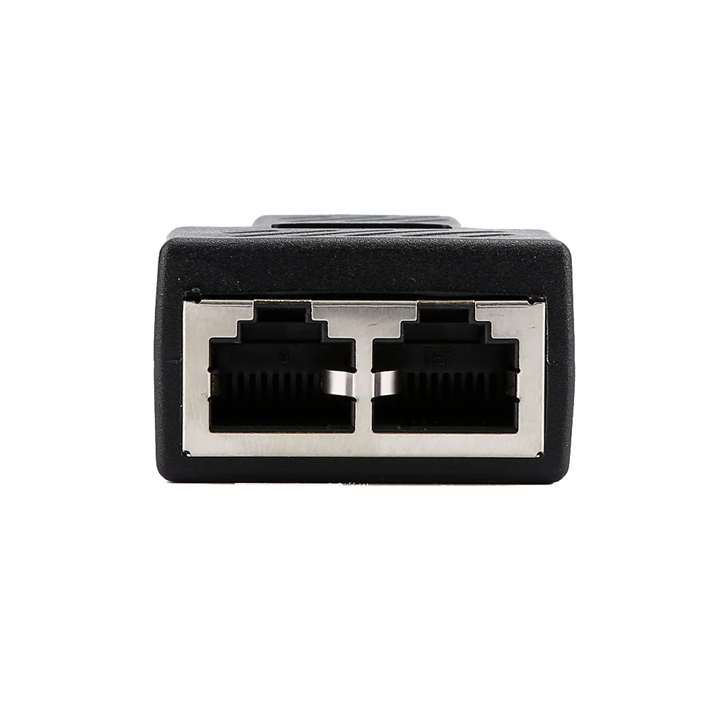Divisor Ethernet Blindado, RJ45, Femea, 1 a 2 maneiras, CAT6, CAT5E, CAT5, STP
