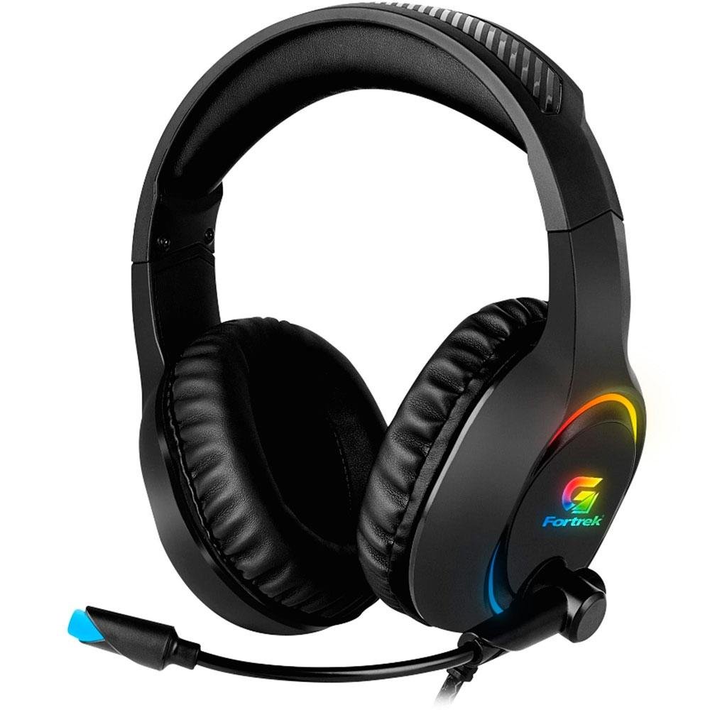 Headset Gamer Fortrek Holt, RGB, Drives 50mm