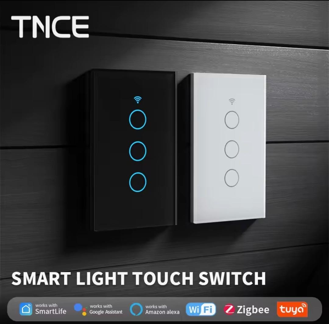 Interruptor Botão, Inteligente, Wifi, EU, Tuya, Branco