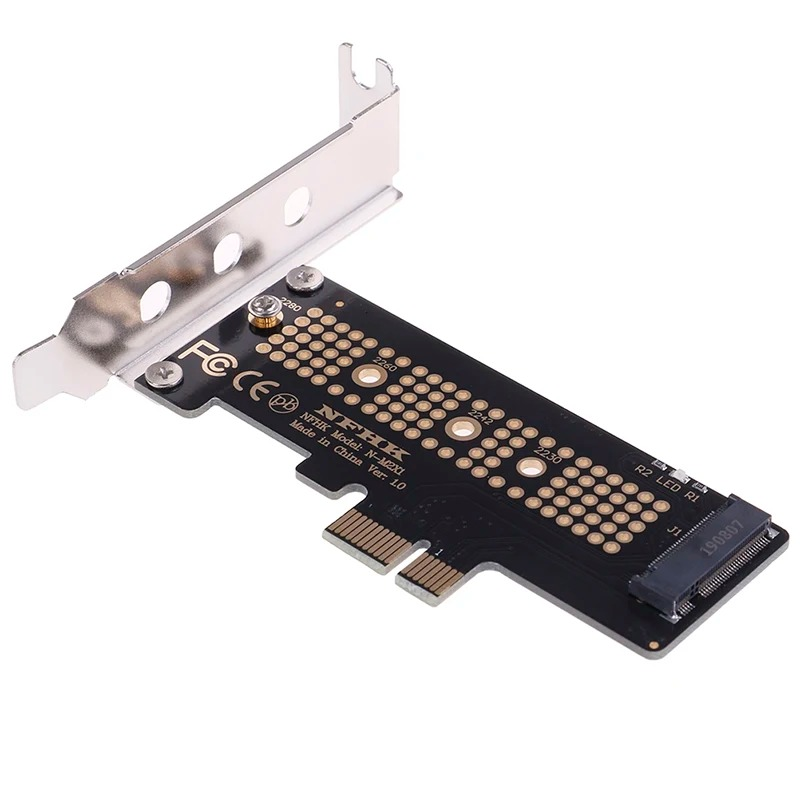 Placa Adaptadora NVMe PCIe M.2 NGFF para PCIe X1 – Suporte PCIe X4/X2