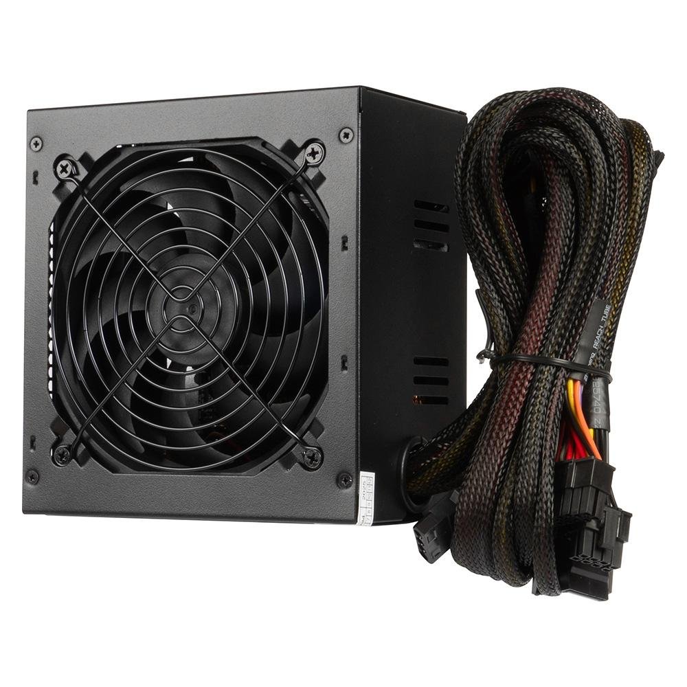 Fonte Fortrek Black Hawk, 500W, 80 Plus Bronze, PFC Ativo, Sem Cabo, Preto