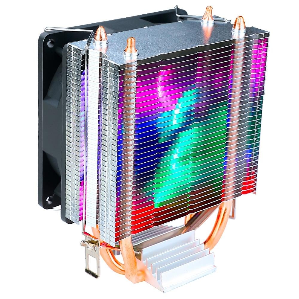 Air Cooler Gamer Rise Mode Z5, LED Rainbow, AMD/Intel, 90mm, Preto