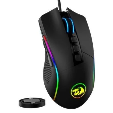 Mouse Gamer Redragon Lonewolf 2 Pro M721-PRO, RGB, 10 Botões, 32000DPI