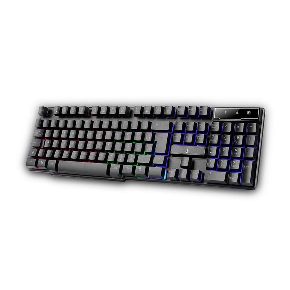 Teclado Semi Mecânico Gamer Rise Mode G1 Full, Membrana, USB, Preto