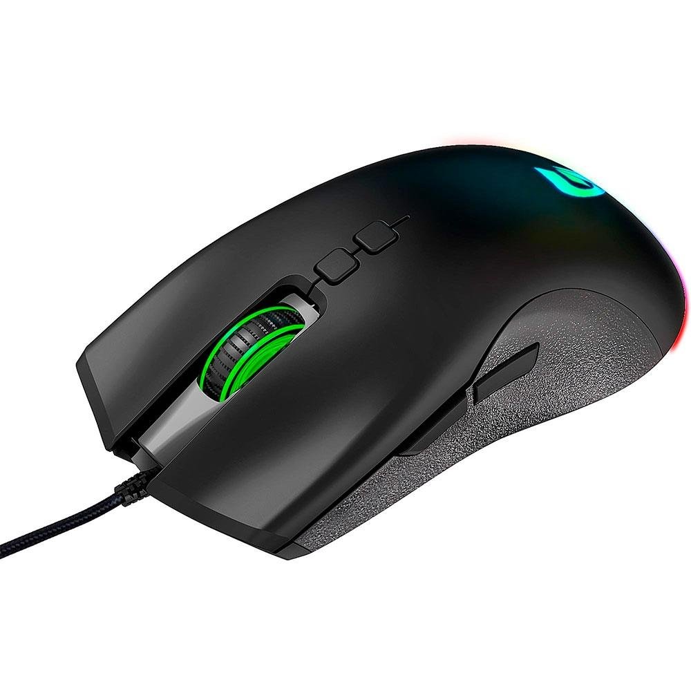 Mouse Gamer Fortrek BlackFire, RGB, 7200DPI, 6 Botões, USB 2.0