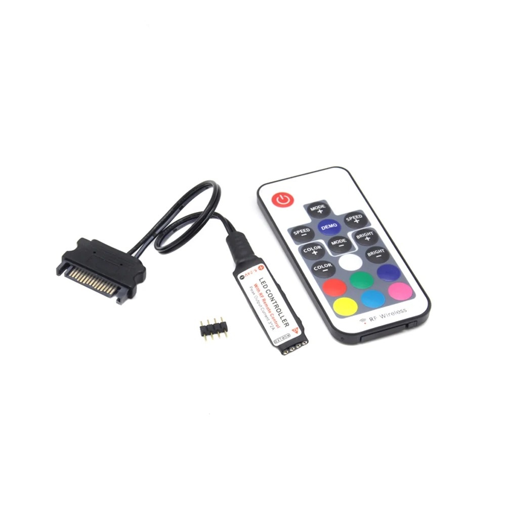 Controladora para Fan RGB, 12V, Sata