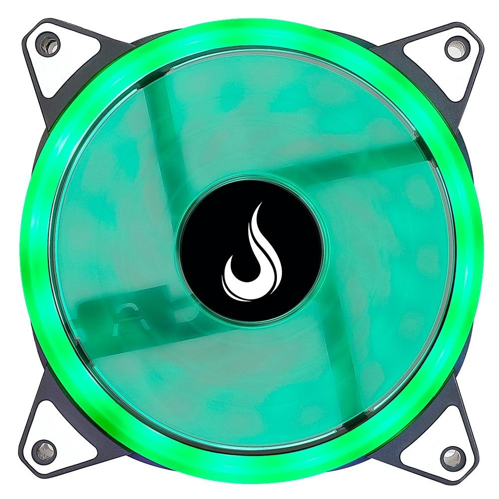 Ventoinha Rise Mode Galaxy Motherboard, 120mm, RGB, Preto