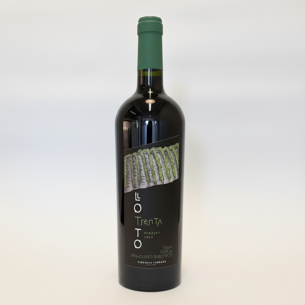 LOTTO TRENTA - Vinho Tinto Seco – Merlot – Safra 2020 – 750ml