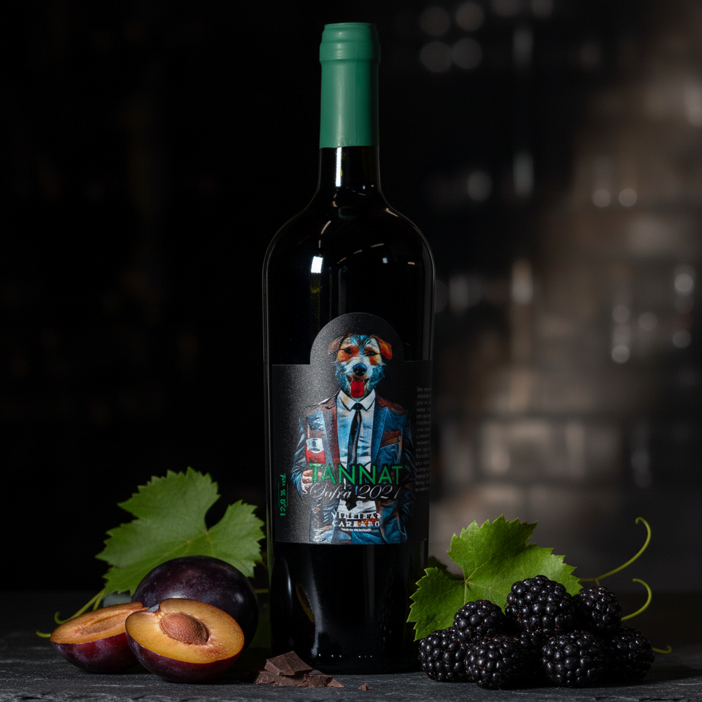 BRUSQUETA - Vinho Tinto Seco &ndash; Tannat &ndash; Safra 2021 &ndash; 750ml