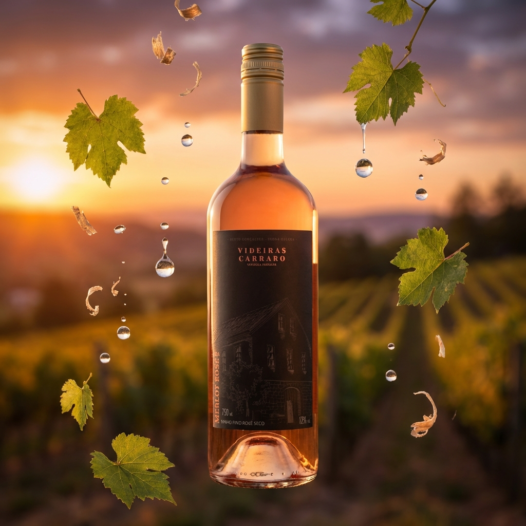 Vinho Rosé – Merlot – Safra 2024  – 750ml
