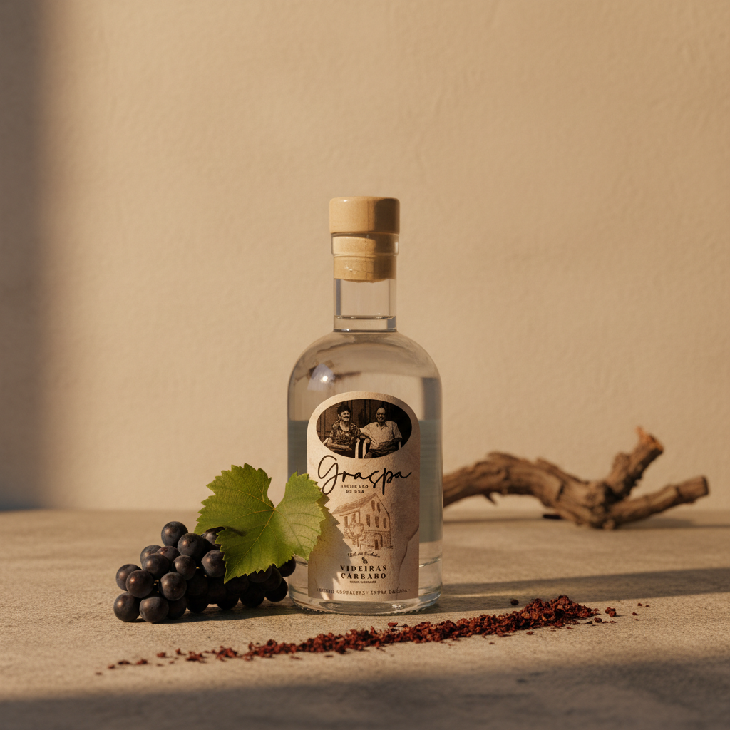 Graspa Artesanal – Destilado de Uva – Sem Safra – 500ml