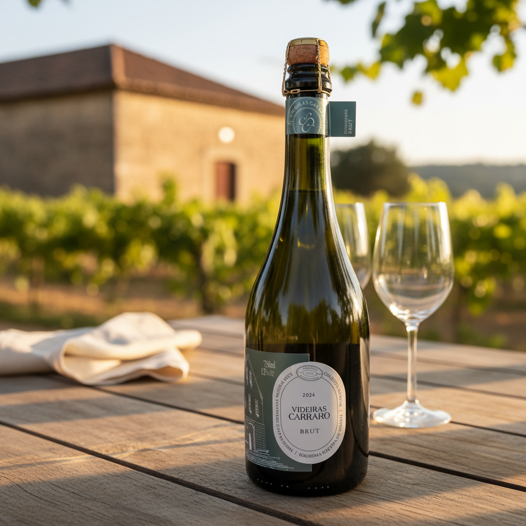 Espumante Brut – Uva Chardonnay  – Safra 2024 – 750ml