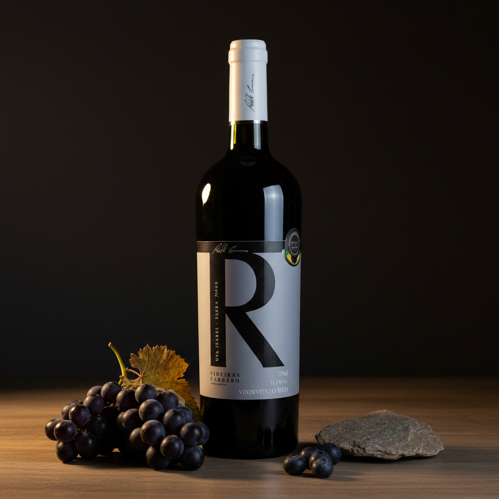 VIDEIRAS CARRARO R - Vinho Tinto Seco – Uva Isabel – Safra 2023 – 750ml