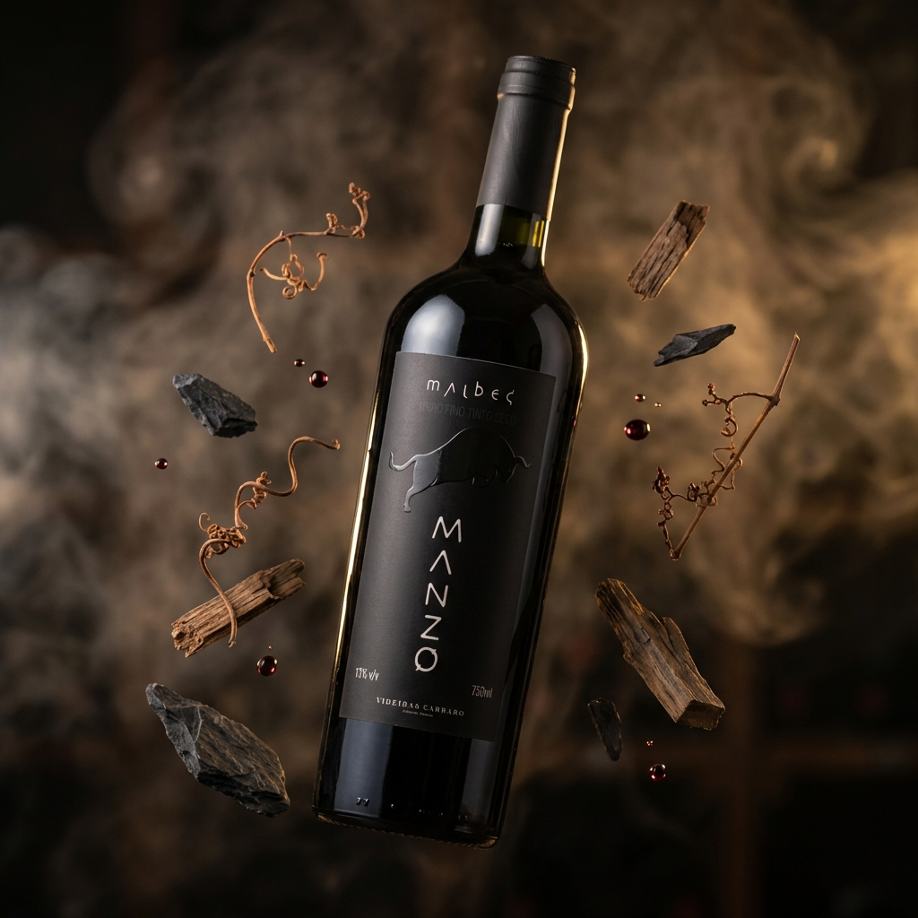 MANZO - Vinho Tinto Seco – Malbec – Safra 2021 – 750ml